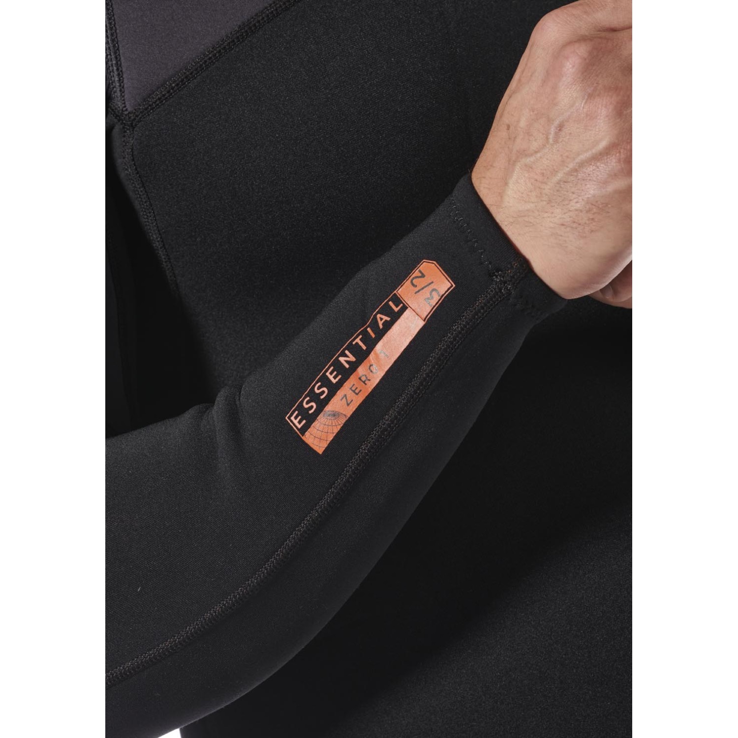 Typhoon Essential 3/2mm Back Zip Wetsuit 2027 - Black/Solar