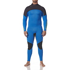 Typhoon Essential 3/2mm Back Zip Wetsuit 2027 - Bolt/Graphite