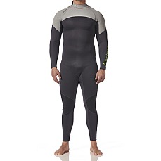 Typhoon Essential 3/2mm Back Zip Wetsuit 2027 - Graphite/Slate