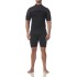 Typhoon Essential 3/2mm Shorty Wetsuit 2027 - Black/Solar