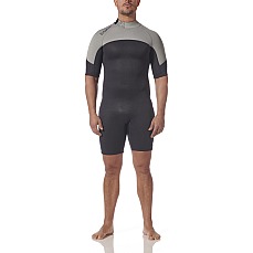 Typhoon Essential 3/2mm Shorty Wetsuit 2027 - Graphite/Slate