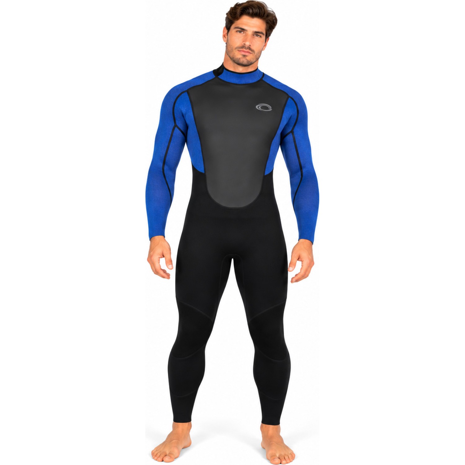Typhoon Storm3 3/2mm Back Zip Wetsuit - Nite Blue 250774