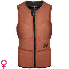 Mystic Womens DIVA Kite Surfing F-Zip Impact Vest  - Rusty Red 200111