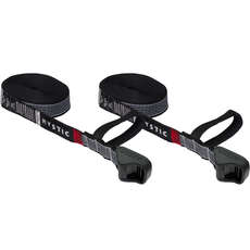 Mystic 4m Roof Rack Strap Set  - Black