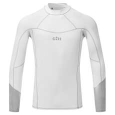 Gill Pro Rash Vest Long Sleeve - White - 5020