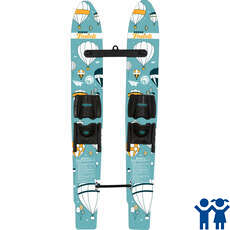 Radar Kids Firebolt Combo Water Skis & Bindings - Air Baloons