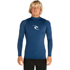 Rip Curl Corpo Long Sleeve UV Rash Guard - Navy WLE8QM