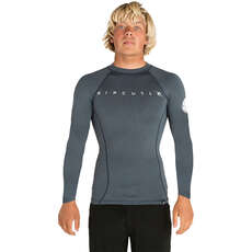 Rip Curl Long Sleeve Dawn Patrol UV Tee - Navy/Marl WLUGCM