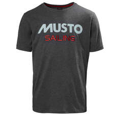 2021 Musto T-Shirt - Carbon - LMTS101-844