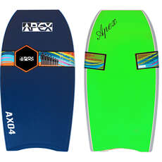 Alder 42" APEX-04 HDPE Velocity Core Bodyboard - Navy/Lime