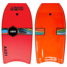 Alder 42" APEX-01 HDPE Pro Bodyboard - Red/Orange
