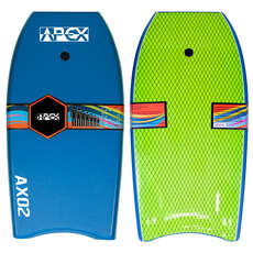 Alder 42" APEX-02 EPS Pro Bodyboard - Blue/Lime