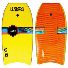 Alder 39" APEX-02 EPS Pro Bodyboard - Yellow/Orange