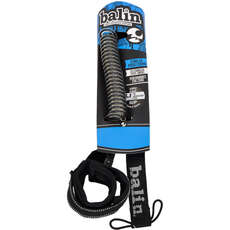 Balin Monster Coil SUP Ankle Leash 10ft - Black