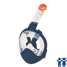 Beuchat Junior Smile Full Face Snorkelling Mask - Deep Blue