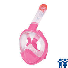 Beuchat Junior Smile Full Face Snorkelling Mask - Fluo Pink Beuchat Junior Smile Full Face Snorkelling Mask - Fluo Pink