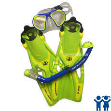 Body Glove Pro Junior Mask Snorkel & Flipper Set - Size UK 9 - 12