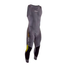 Gul Junior Code Zero 1mm Flatlock Long John Wetsuit - Grey - CZ4315-B7
