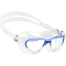 Cressi Cobra Swimming Goggles - Clear/Blue