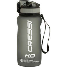 Cressi Frosted Water Bottle - 600ml - Charcoal