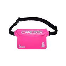 Cressi Kangaroo Pouch Waterproof Belt Pack Dry Pouch - Pink