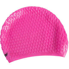 Cressi Ladies Bubble Silicon Swimming Cap - Pink