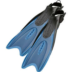 Cressi Palau Long Adjustable Fins Snorkelling Fins - Blue/Azure