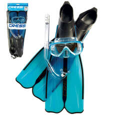 Cressi Rondinella Mask & Snorkel Set - Aquamarine