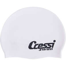 Cressi Silicon Swimming Cap - White