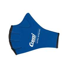 Cressi Webbed Swimming Gloves - Blue