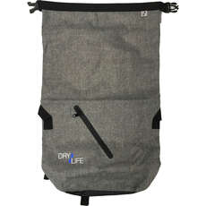 Dry Life 21L Soft Tarp Backpack Dry Bag - Grey