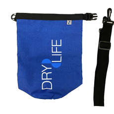 Dry Life 5L Soft Tarp Dry Bag & Shoulder Strap - Blue