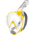 Cressi Duke Full Face Snorkelling Mask - Clear/Yellow