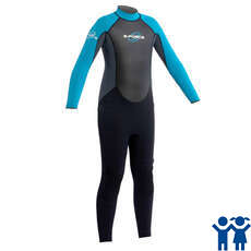 Gul Junior G-FORCE 3mm Steamer Wetsuit - Black/Fog Blue