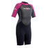 Gul Junior Girls G-FORCE 3mm Shorty Wetsuit - Black/Deep Pink