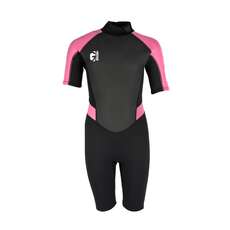 Gul Junior Girls G-Force 3mm Shorty Wetsuit 2025 - Black/Pink Gul Junior Girls G-Force 3mm Shorty Wetsuit 2025 - Black/Pink