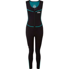 2021 Gill Womens Dynamic Front Zip Longjane Wetsuit - Black 5017W