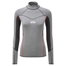 Gill Womens ECO Rash Vest Long Sleeve - Grey - 5025W