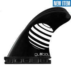 Global Futures Compatible Surfboard Fin Set - Black