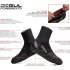 Gul Junior Power Boots - 5mm Wetsuit Boots 2026 - Black BO1264