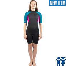 Gul Junior Girls Response 3/2mm Shorty Wetsuit - Jet/Teal