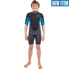 Gul Junior Boys Response 3/2mm Shorty Wetsuit - Grey/Blue