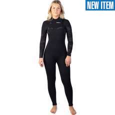 Gul Womens RESPONSE 5/4mm Blindstitch Wetsuit - Black/Broken Palm RE1265 Gul Womens RESPONSE 5/4mm Blindstitch Wetsuit - Black/Broken Palm RE1265