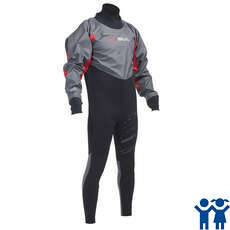 Gul Junior Ballistic Semi Drysuit 2014 - Grey / Red