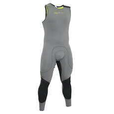 Gul CODE ZERO 3mm Flatlock Long John Wetsuit - Metal