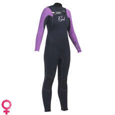 Gul Womens PROFILE CZ 3/2mm Blind Stitch Wetsuit 2015 - Grey / Iris