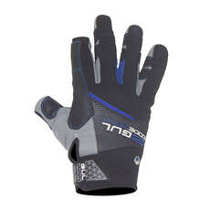 Gul Winter 3 Finger Sailing Gloves - Black/Blue