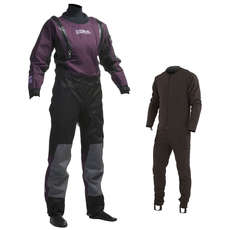 Gul Womens CODE ZERO Stretch U-Zip Drysuit - FREE UNDERSUIT