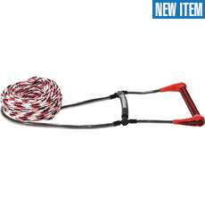 HO Sports Deep V Easy Up | 75' 5 Section| Water Ski Line - 12" Handle