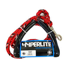 Hyperlite 5-Feet Safety Aksel Dog Leash - Red/Black
